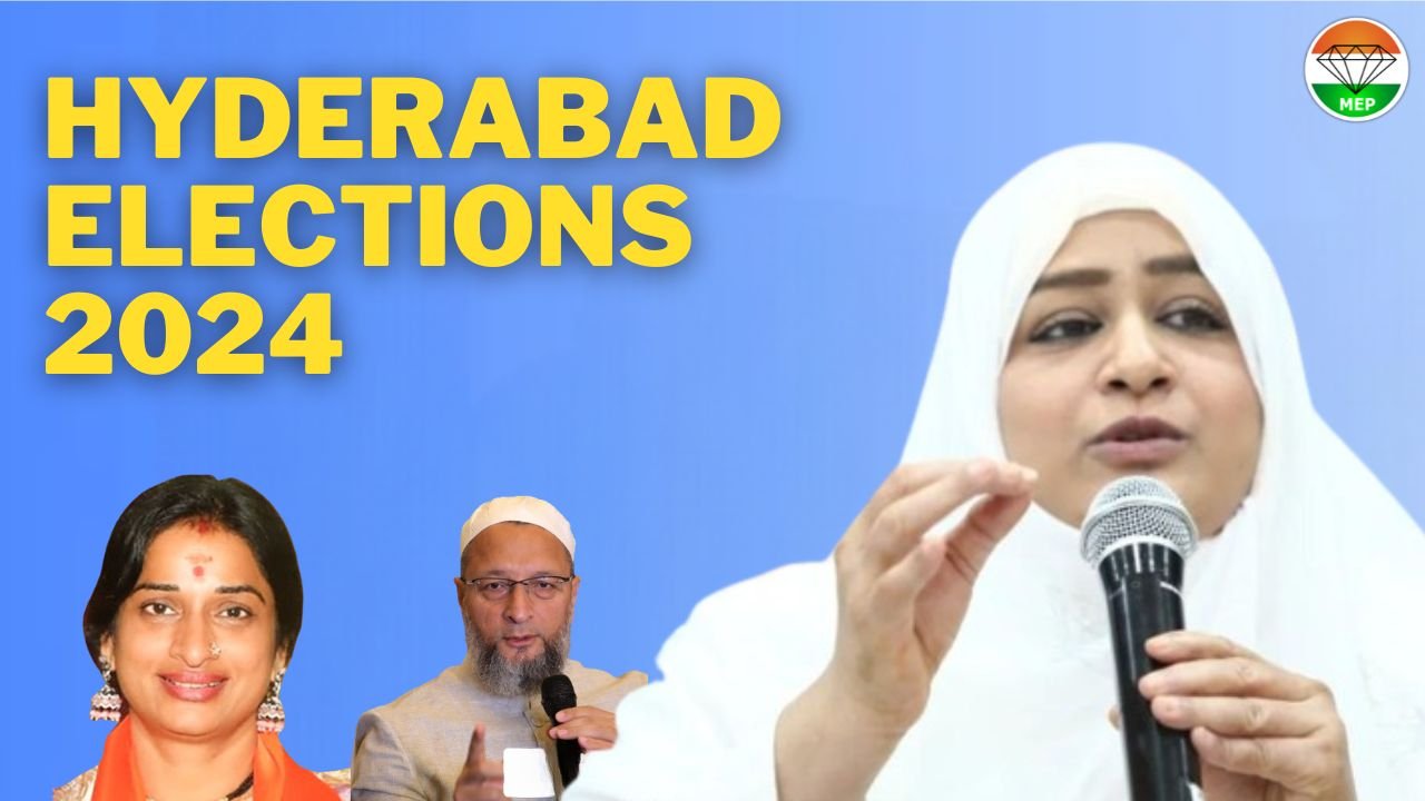 Hyderabad’s 2024 Election Odyssey: Dr. Nowhera Shaik, Madhavi Latha, and the Owaisi Dynasty – A Tale of Progressive Leadership and Political Transformation